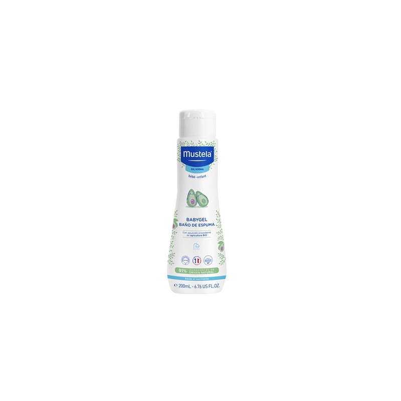 Mustela Babygel hipoalergica 200 ml.