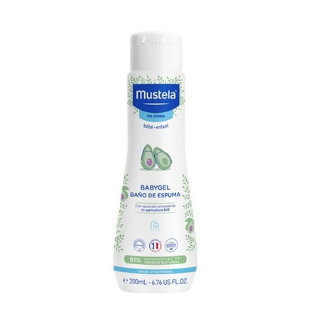 Mustela Babygel hipoalergica 200 ml.
