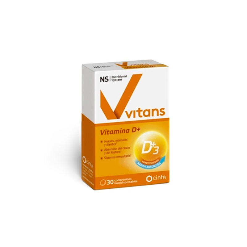 Nutritional System Vitans Vitamina D+ 30 Comp Bucodispersables