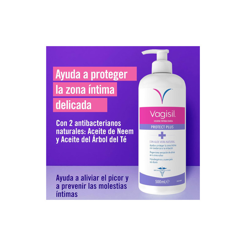 Vagisil Higiene Intima Diaria Protect Plus 500ml