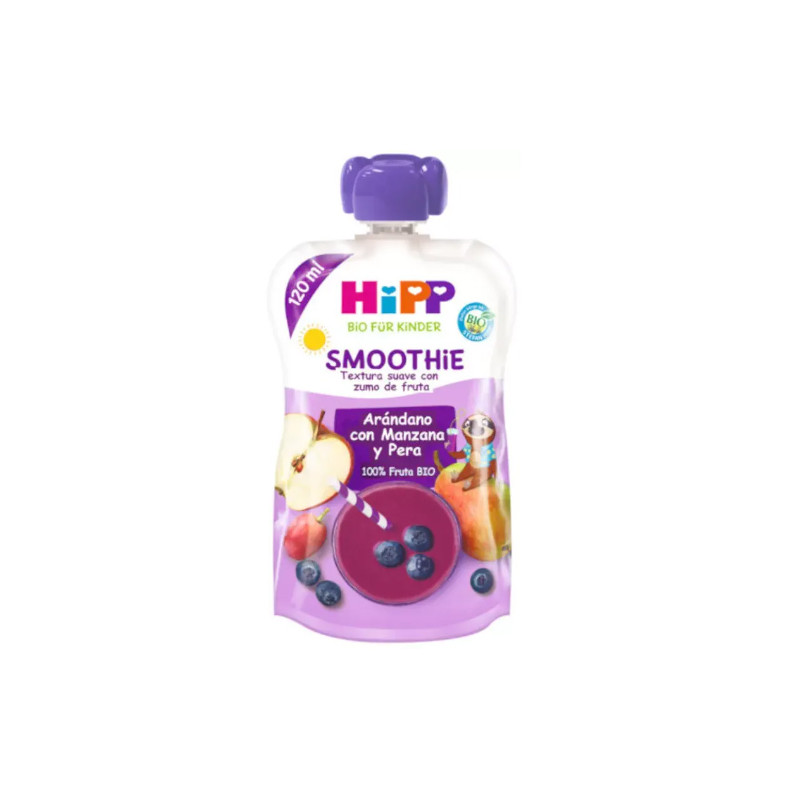 Hipp Smoothie Arandano con Manzana y Pera 120ml