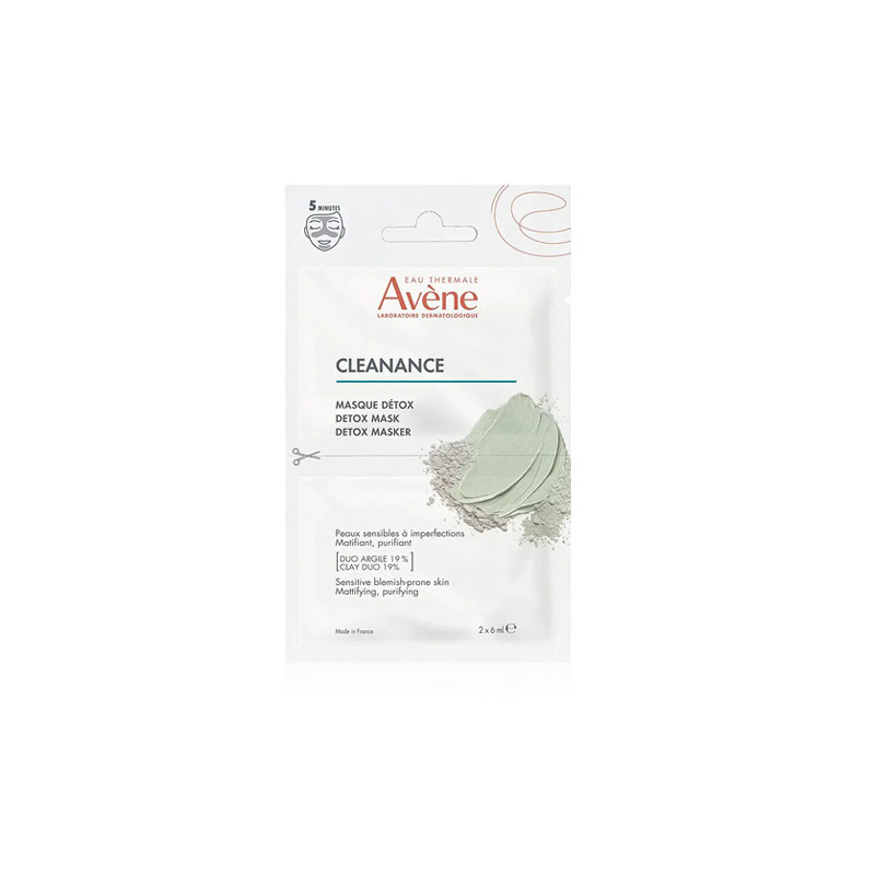 Avene Cleanance Mascarilla Detox 2x6ml