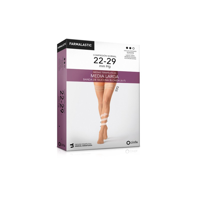 Farmalastic Media Larga (A-F) Comp Normal Beige T-RE