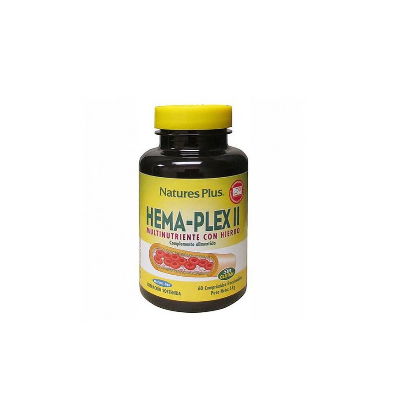Natures Plus Hema-Plex II 60 Comprimidos