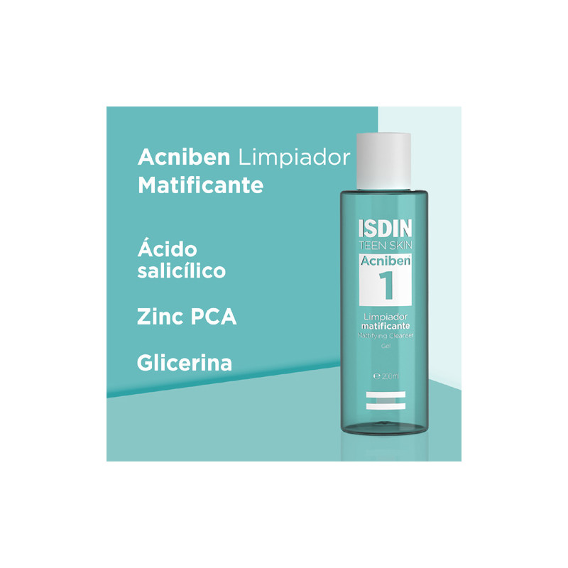 Acniben 1 Gel Limpiador Matificante 200ml