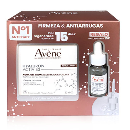 Avene Hyaluron Active B3 Aqua Gel Crema 50ml + Serum 10ml
