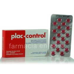 Plac control revelador placa dental 20 comp
