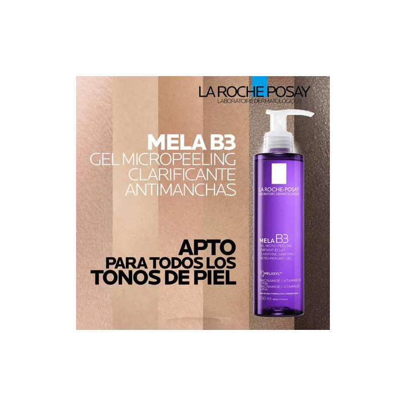 Mela B3 Gel Microexfoliante Iluminador 200ml. La R Posay