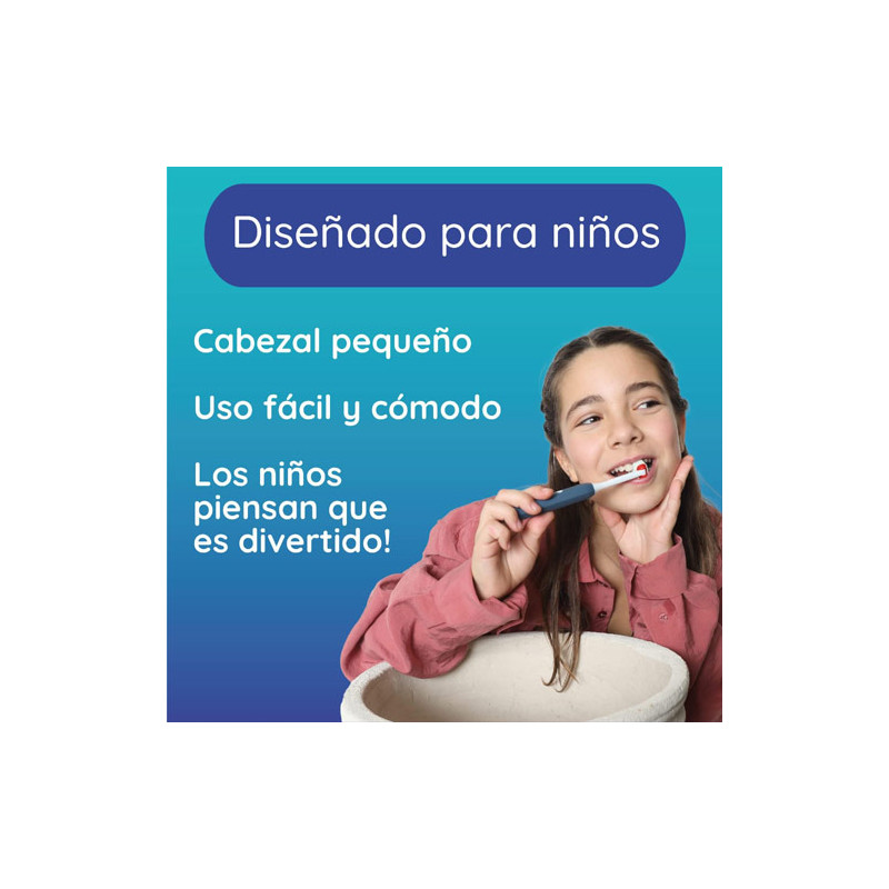 Balene Cepillo Dental Manual 6-11 Años Azul