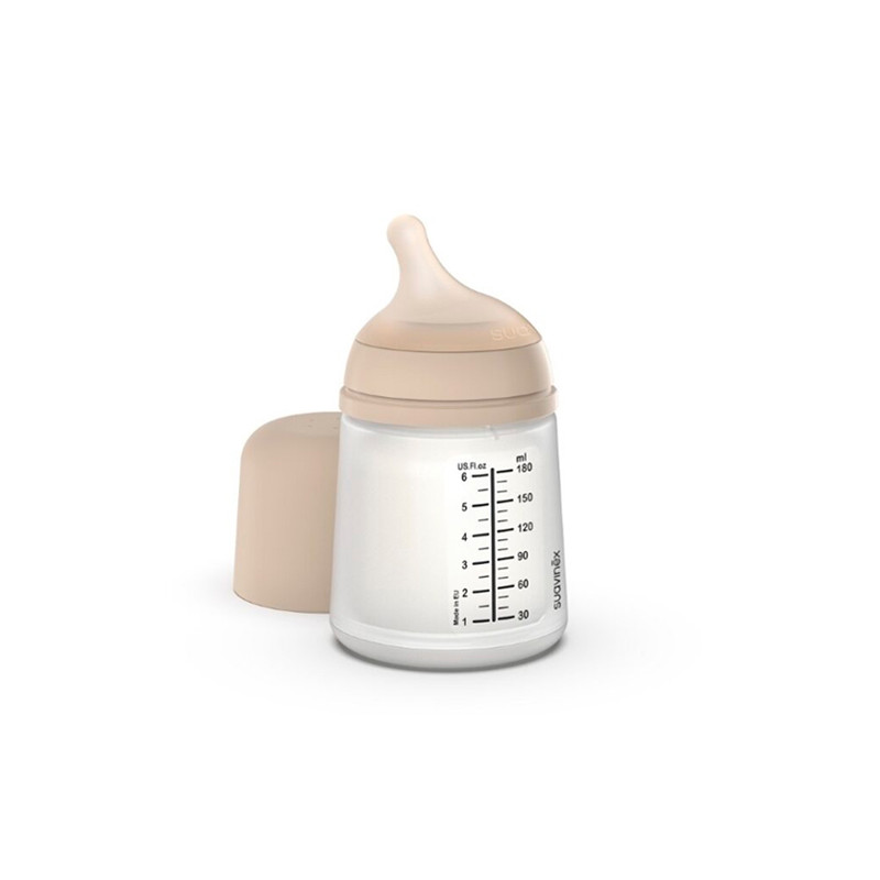 Suavinex Zero Zero Biberon Anticolico F-Adaptab 0m+ Claro 180ml