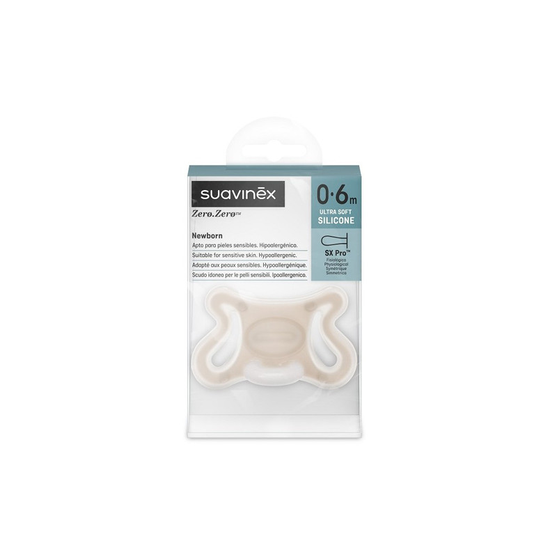 Suavinex Zero Zero Chupete Fisiologico SX Pro Claro 0-6m