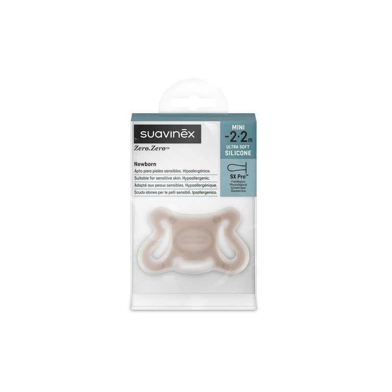 Suavinex Zero Zero Chupete Fisiologico SX Pro Oscuro -2-2m
