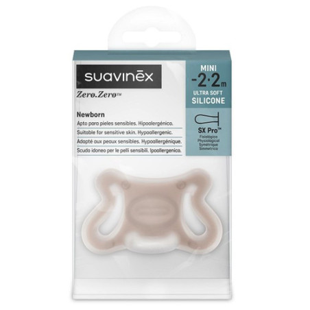 Suavinex Zero Zero Chupete Fisiologico SX Pro Oscuro -2-2m