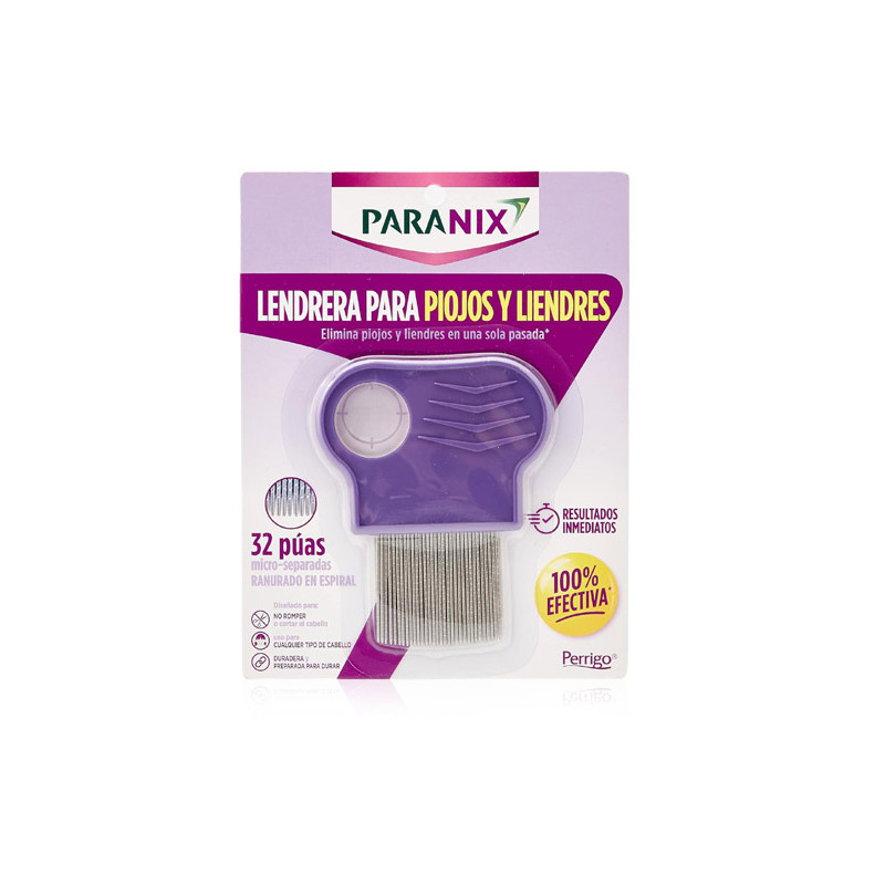 Paranix Lendrera Metalica Piojos y Liendres