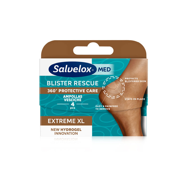 Salvelox Med Blister Rescue Ampollas Extreme XL 4 Uds