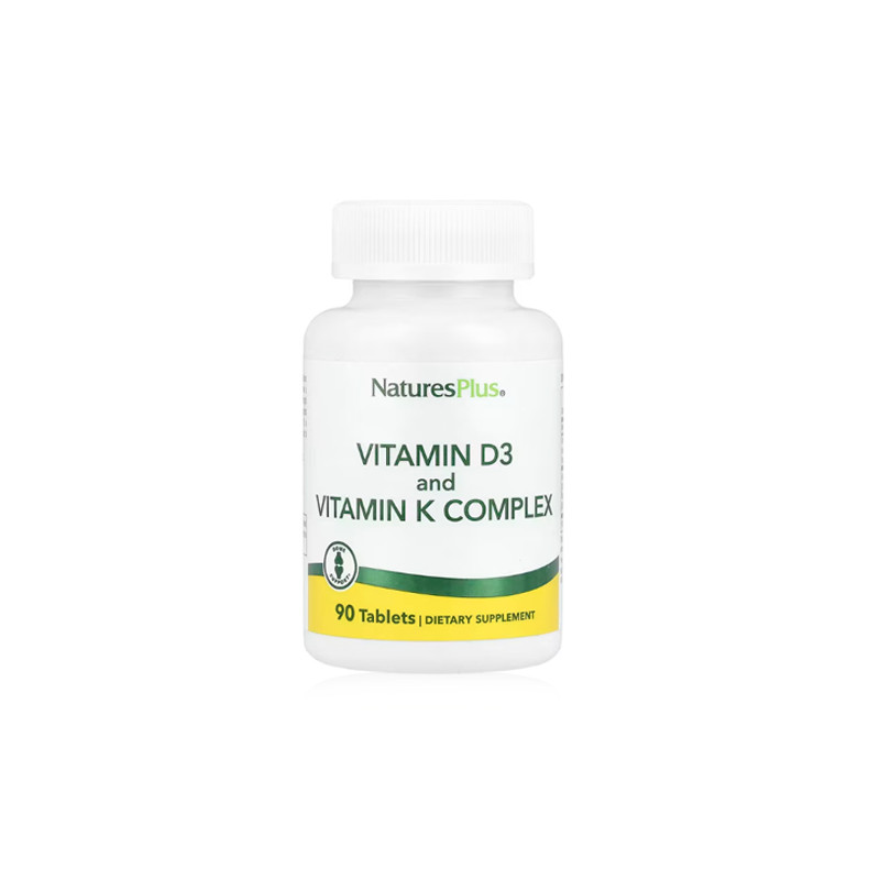 Natures Plus Vitamina D3 2500ui + K2 120mcg 90Comp