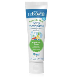 Dr Browns Pasta Dental Bebe sin Fluoruro Frutas 40gr