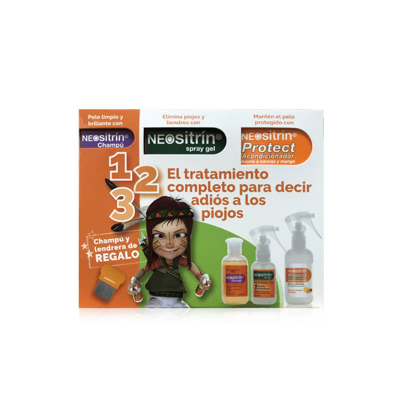 Neositrin Pack Champu 100ml +Spray Gel 60ml +Acondicionador 100ml