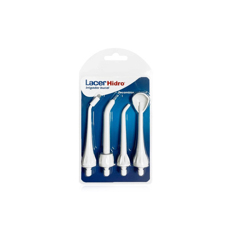 Lacer Hidro Irrigador Bucal Recambios Cabezal 4 Uds