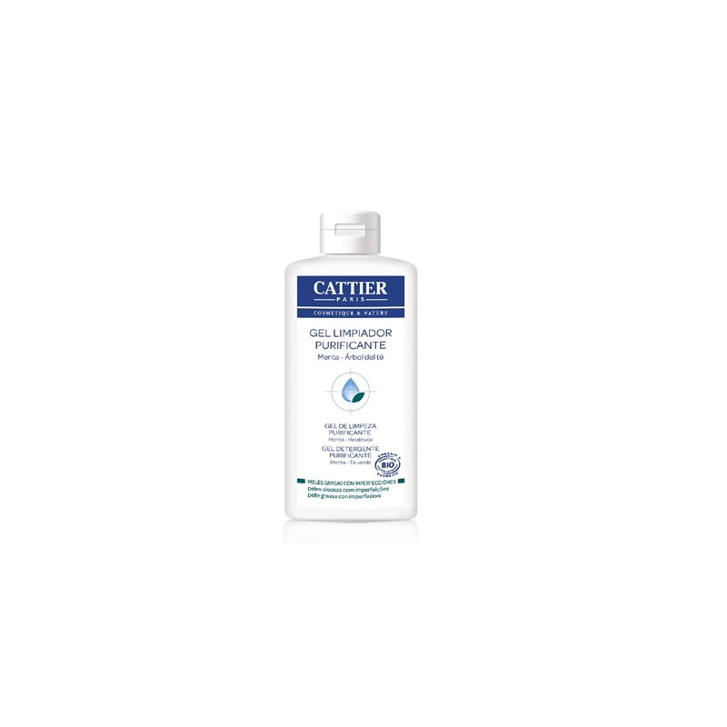 Cattier Gel Limpiador Purificante P/Grasa Arbol del Te 200ml
