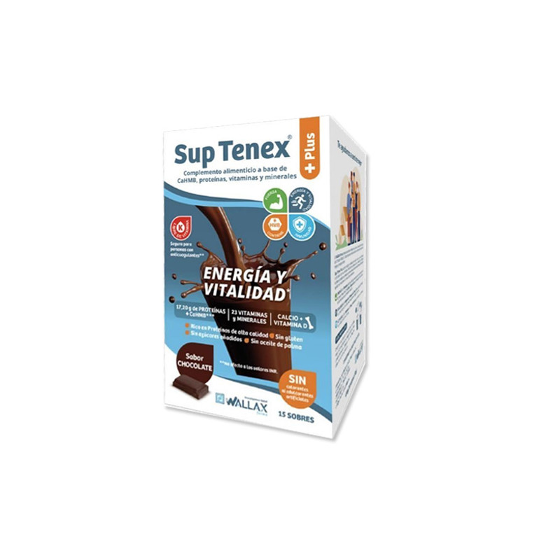 Sup Tenex +Plus Energia y Vitalidad Chocolate 15 Sobres