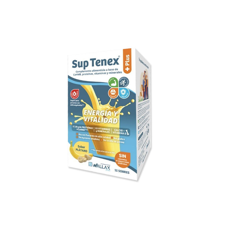 Sup Tenex +Plus Energia y Vitalidad Platano 15 Sobres