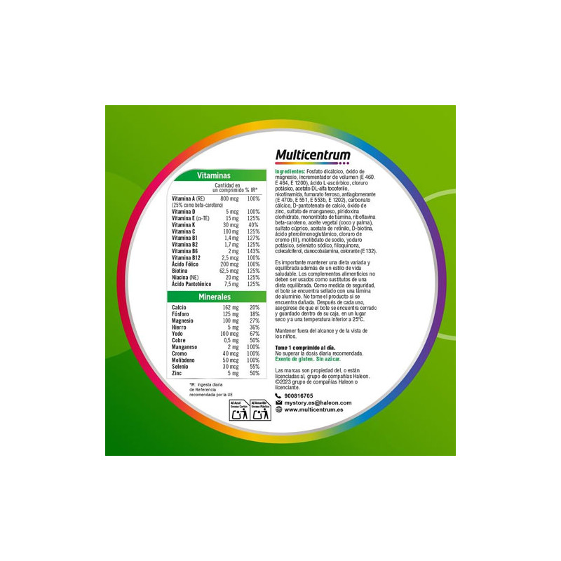 Multicentrum Completo Multivitaminico Adultos 30 Comprimidos