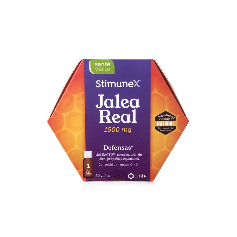 Sante Verte Stimunex Jalea Real 1500mg Defensas 20 Viales