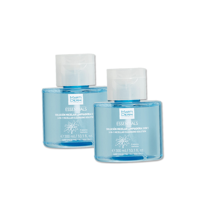Martiderm Essentials Solucion Micelar 3en1 Duplo 2x300ml