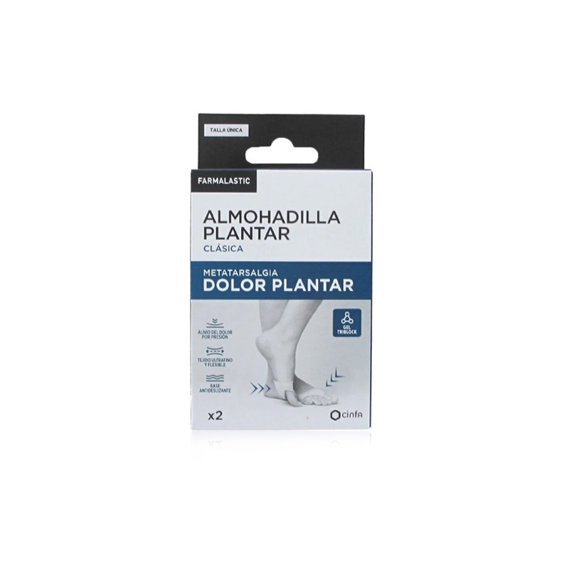 Farmalastic Almohadilla Plantar Clasica Dolor Plantar T-U 2 Uds