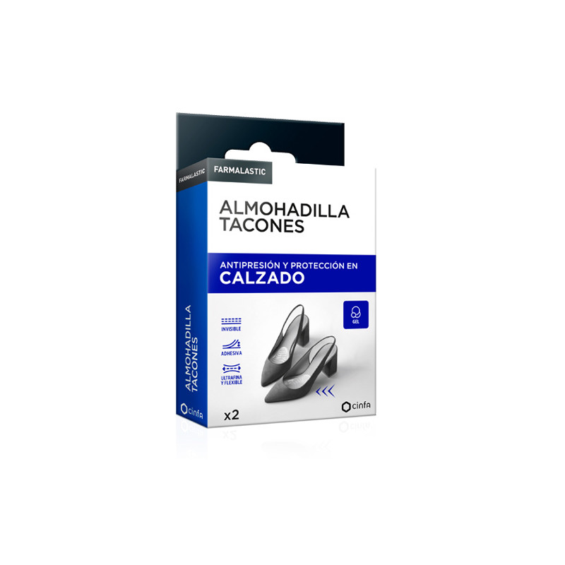 Farmalastic Almohadilla Tacones Calzado T-U 2 Uds