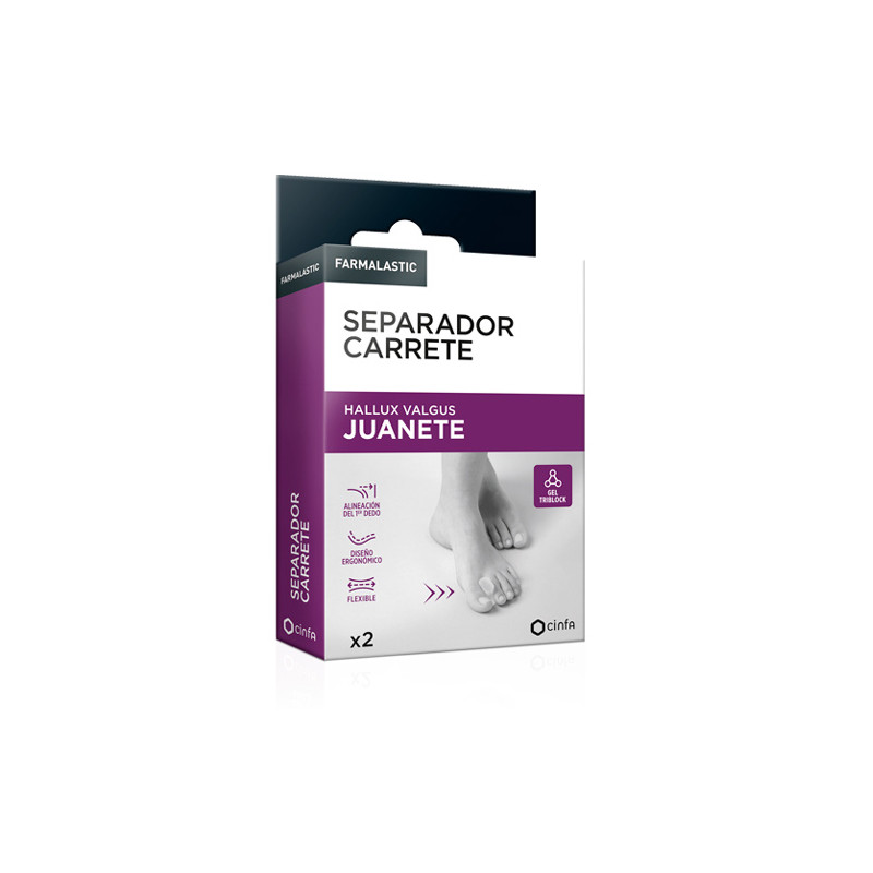 Farmalastic Separador Carrete Juanete T-U 2 Uds