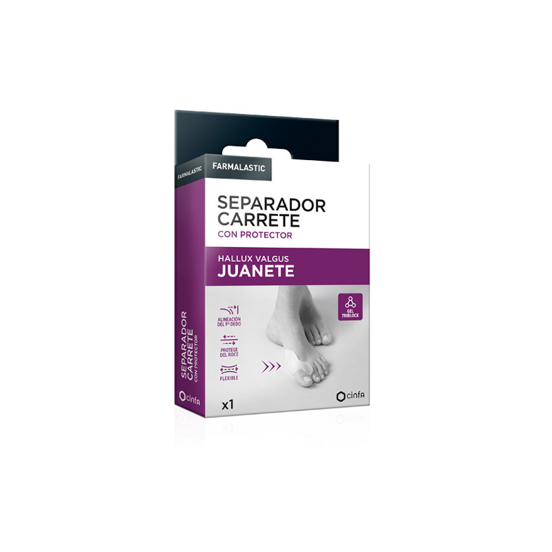 Farmalastic Separador Carrete con Protector Juanete T-U 1 Ud