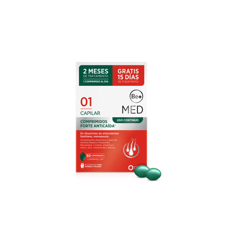 Be+ Med Capilar Comprimidos Forte Anticaida Uso Continuo 60 Comp