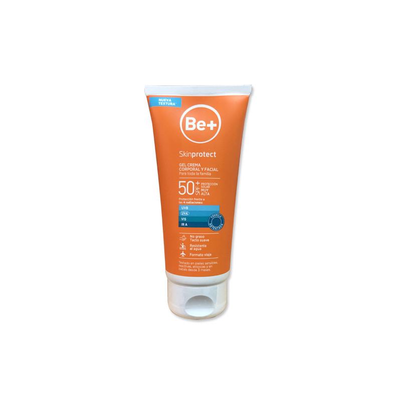 Be+ Skin Protect Gel Crema Corporal Facial Spf50+ 100ml