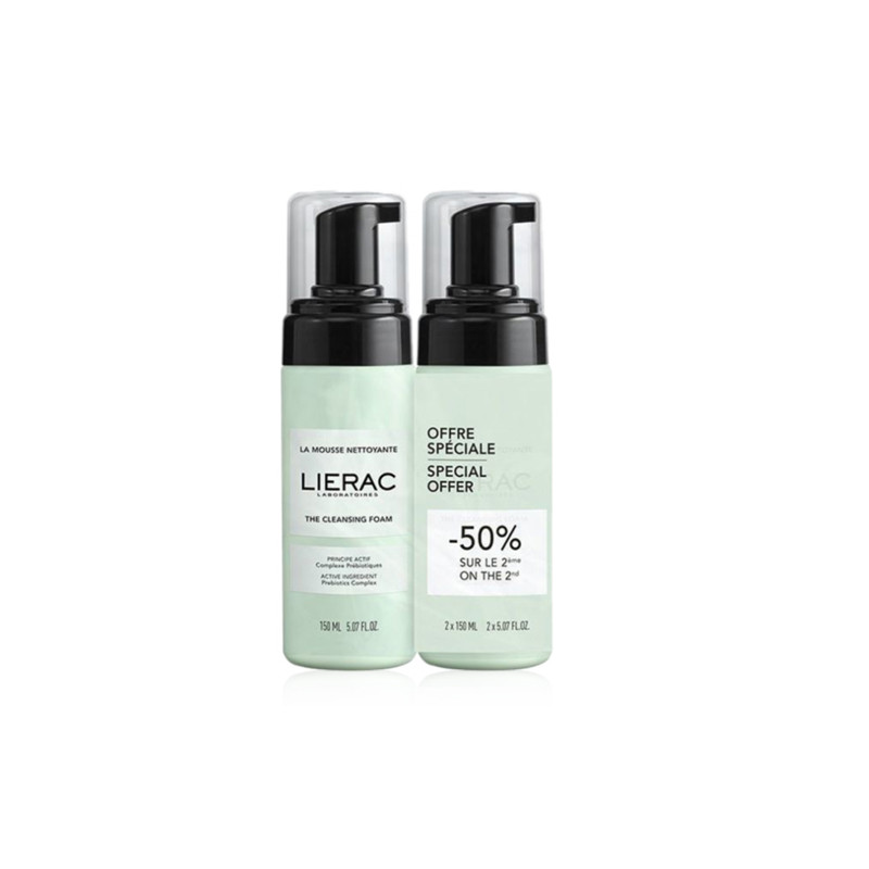 Lierac Espuma Limpiadora Duplo 2x150ml