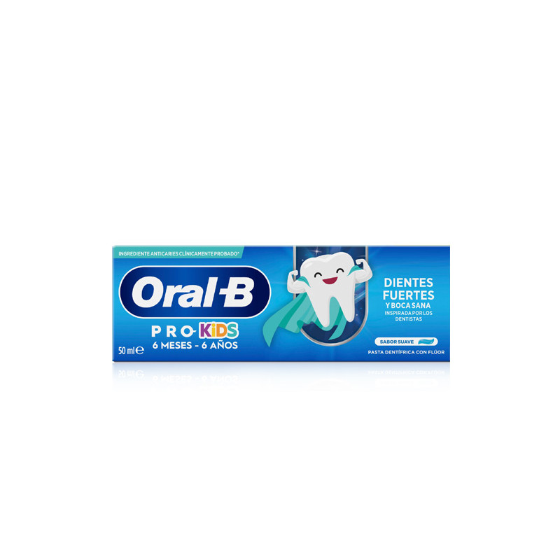 Oral-B Pro Kids Pasta Dental Dientes Fuertes 6m-6 Años 50ml