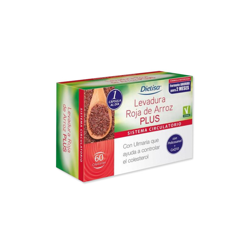 Dielisa Levadura Roja de Arroz Plus 60Caps