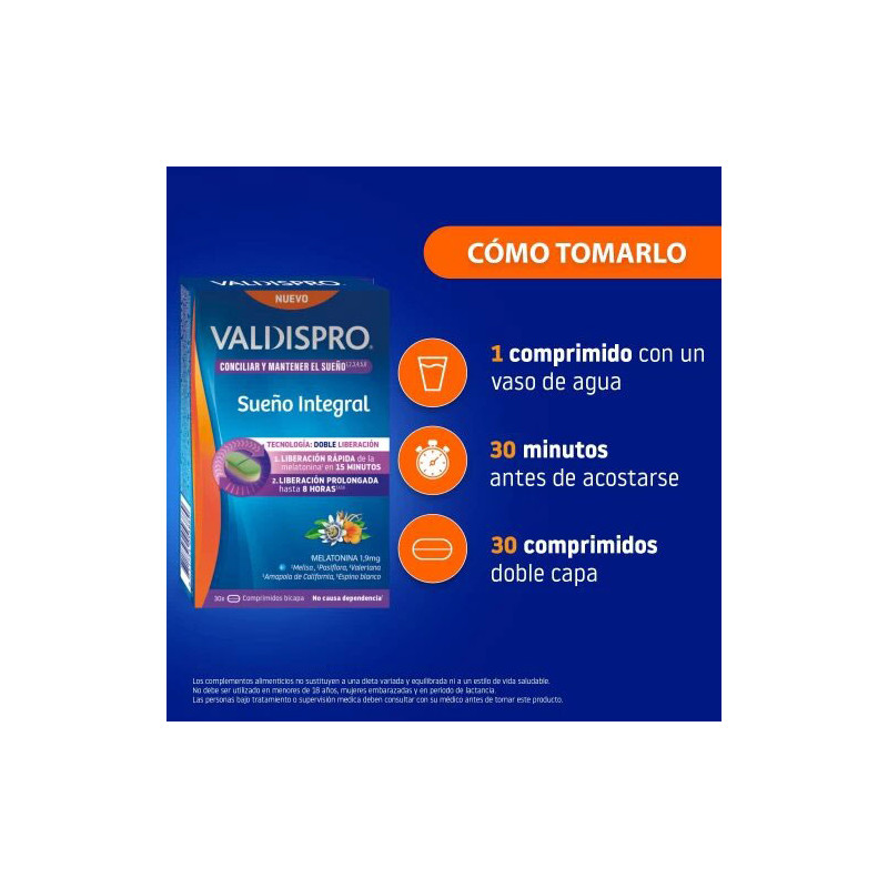 Valdispro Sueño Integral 30Comp Bicapa