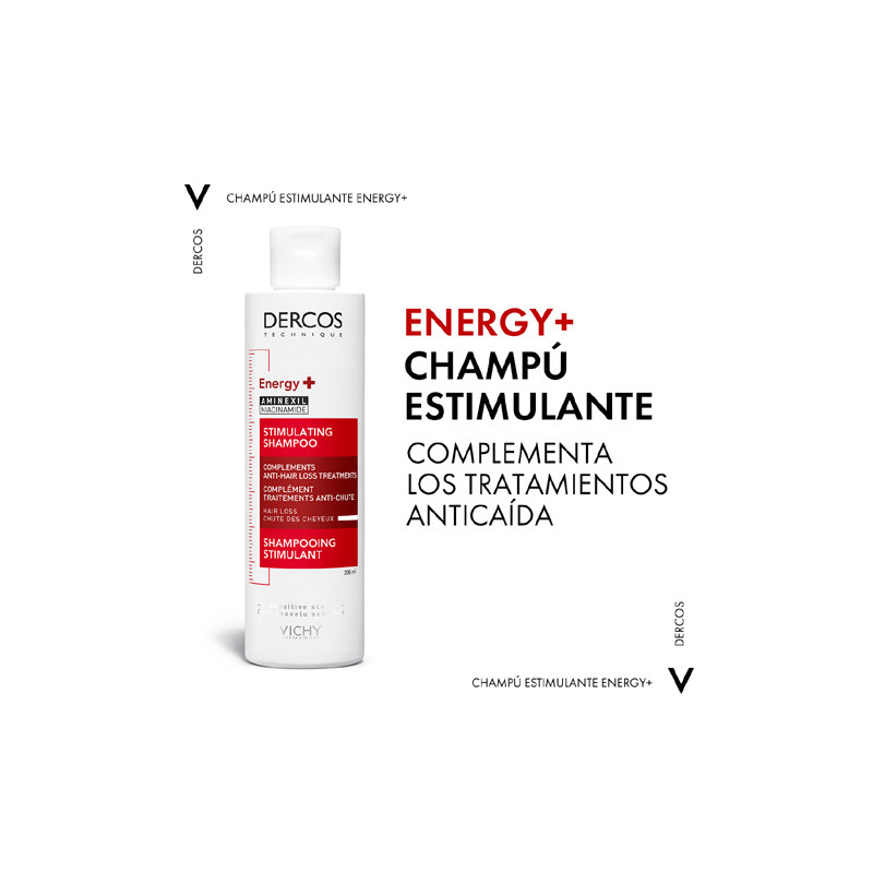 Vichy Dercos Energy+ Aminexil Champu Estimulante 200ml