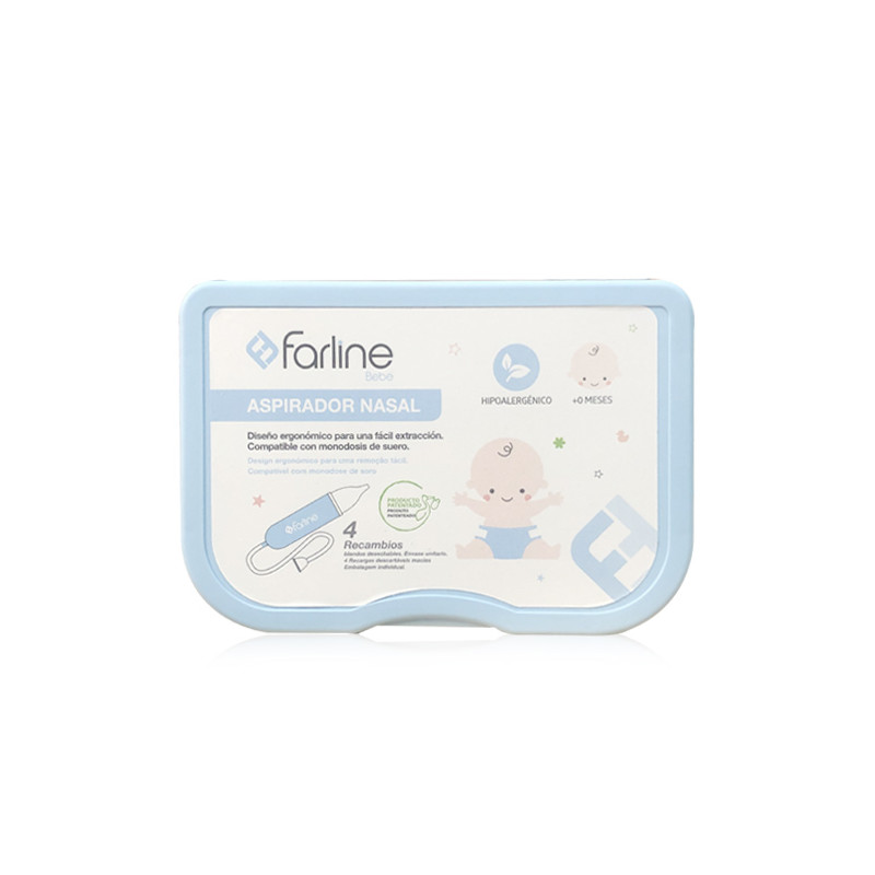Farline Bebe Aspirador Nasal + 4 Recambios