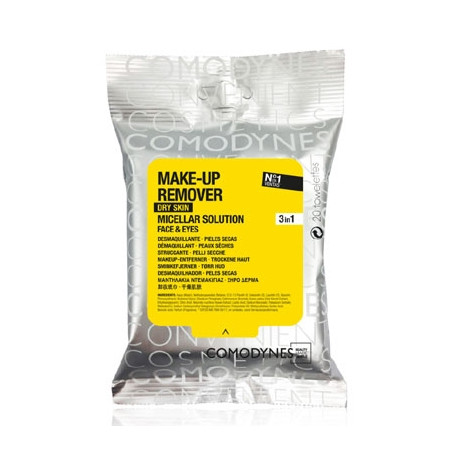 Comodynes Make-up Remover S. Micelar Piel Seca 20 Toallitas