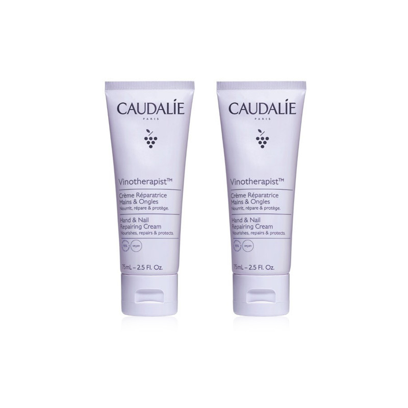 Caudalie Vinotherapist Crema Reparadora Manos Duplo 2x75ml