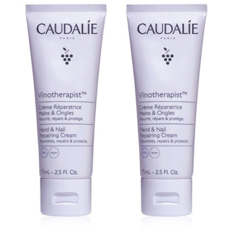 Caudalie Vinotherapist Crema Reparadora Manos Duplo 2x75ml