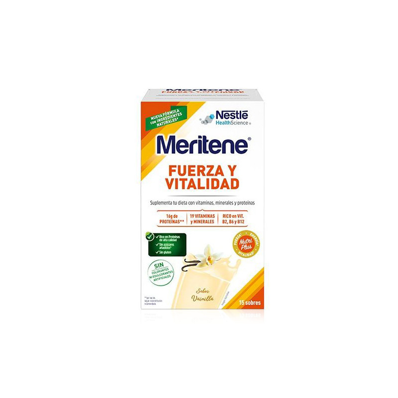 Meritene Fuerza y Vitalidad Vainilla 15 Sobres