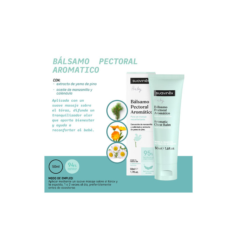 Suavinex Baby Balsamo Pectoral Aromatico 50ml
