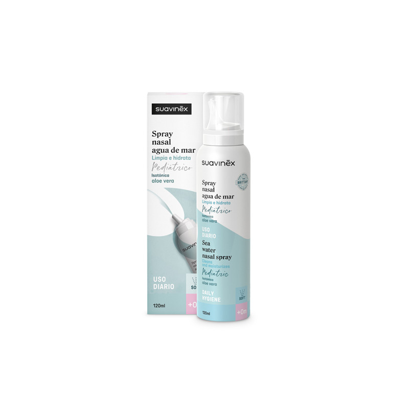 Suavinex Spray Nasal Agua de Mar Isotonica Pediatrico 0m+ 120ml