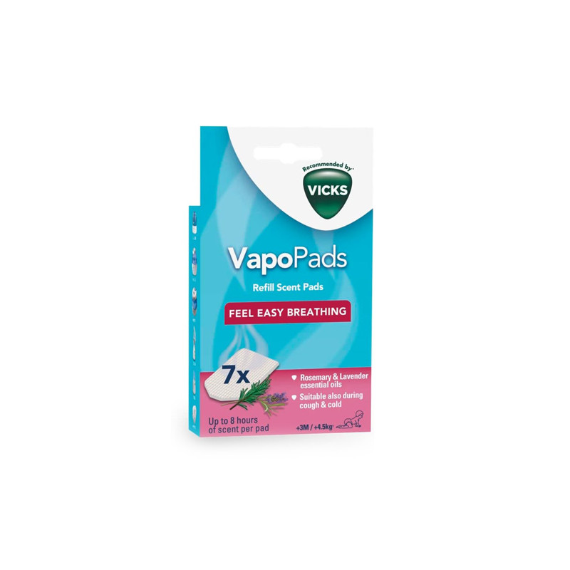 Vicks Vapopads Pastillas Recambio Lavanda y Romero 7Uds