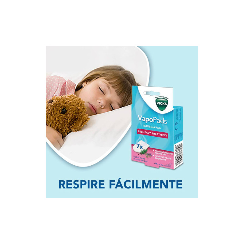 Vicks Vapopads Pastillas Recambio Lavanda y Romero 7Uds