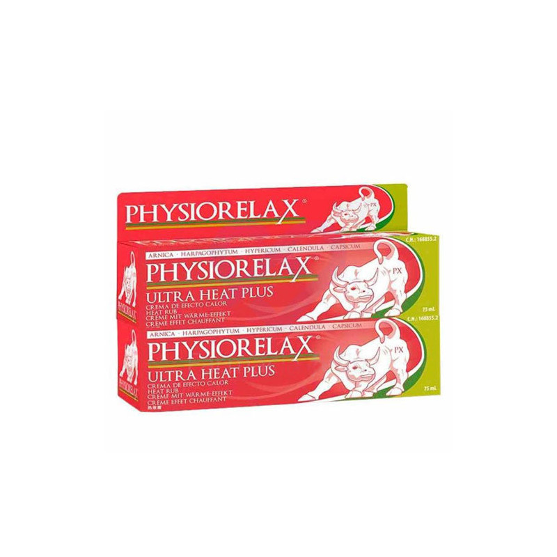 Physiorelax Ultra Heat Crema de Efecto Calor Duplo 2x75ml
